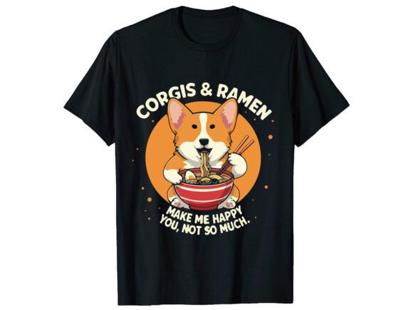 Corgis Ramen Make Me T-Shirt Design Review: A Designer's Take