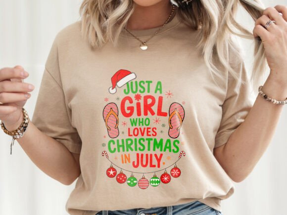 Just a Girl Who Loves Christmas T-Shirt