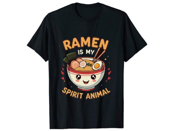 Ramen is My Spirit Animal T-Shirt Design Review