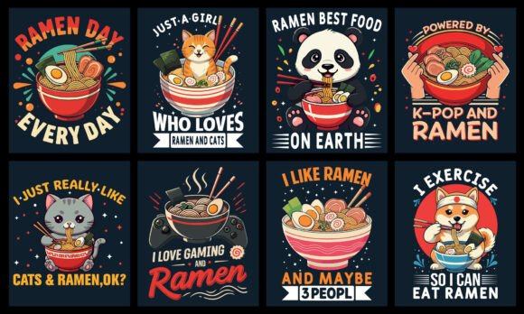 Ramen T-Shirt Design Bundle: A Designer’s Honest Take